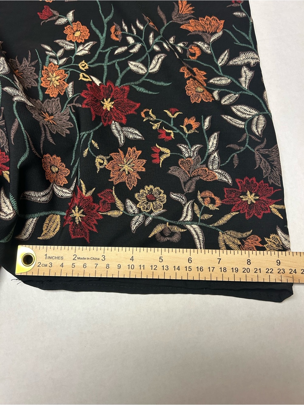 ODDY Black Floral Kimono Plus Size One  Size - Picture 7 of 11